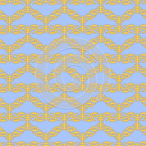 Decorative Asian Folk Seamless Pattern.